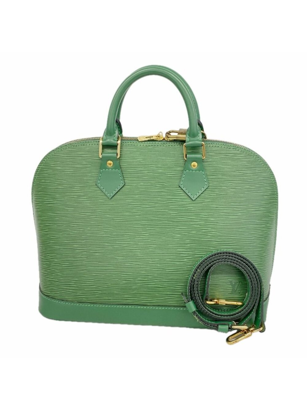 Louis Vuitton Handbag Epi Alma Borneo Green 2-Way Bag